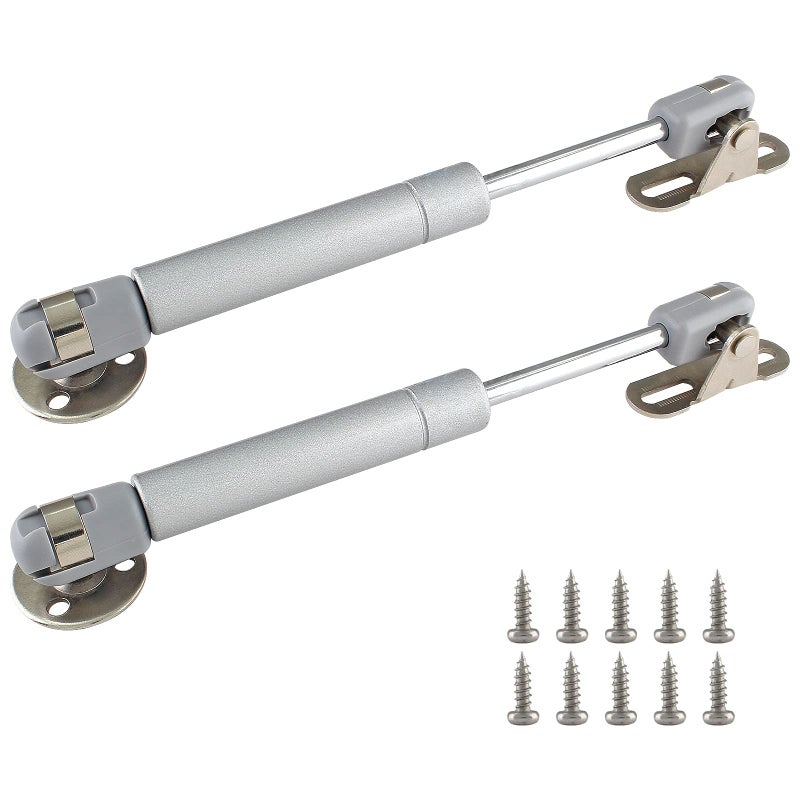 Augiimor 120N26lbs Gas Strut Lift Support 6 Inch Length Hydraulic Gas Spring Safety Lift Support Cabinet Door Lift Pneumatic Support for Cabinet Toy Box Pack of 2