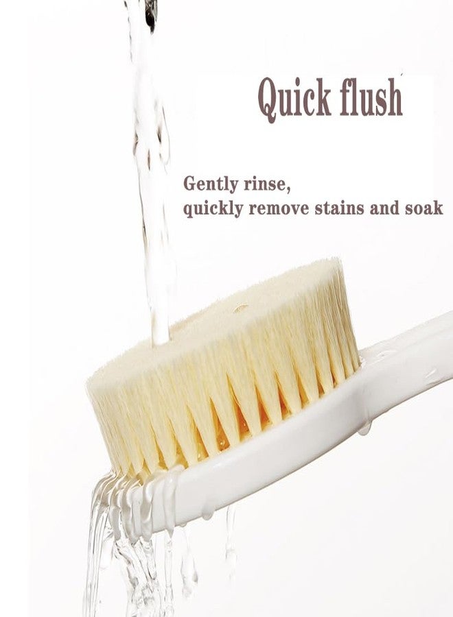KitchenFest® Nylon Bristle Shower Brush with Handle Spa Body Care Shower Massage Exfoliating Bliss Brush, 1 Pc - Multicolor - Image 5