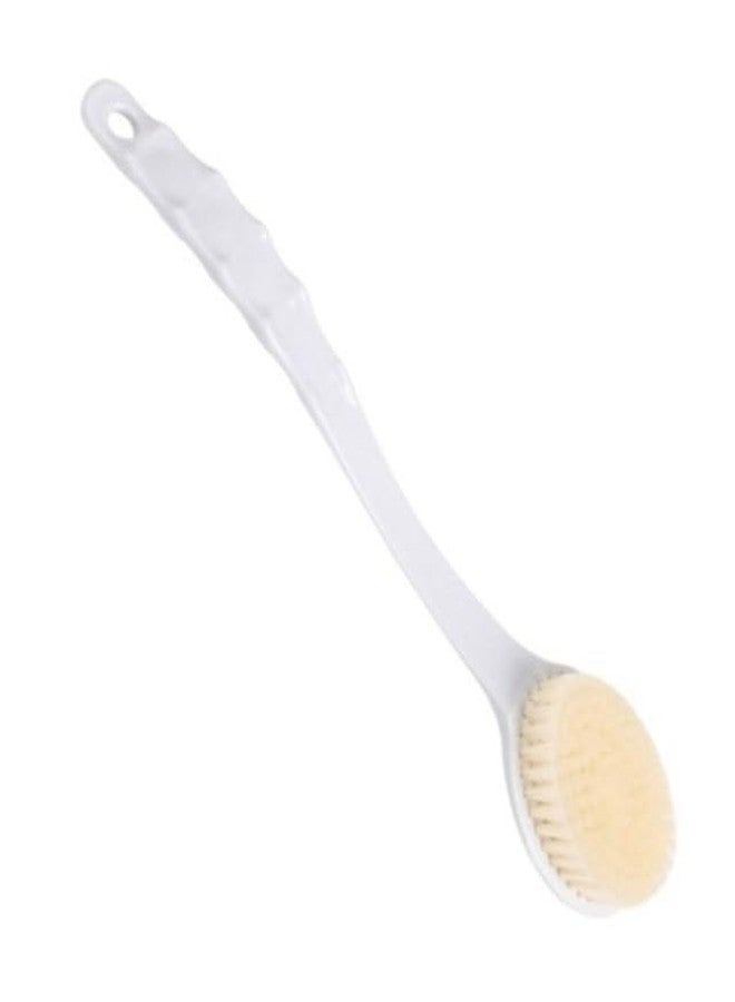 KitchenFest® Nylon Bristle Shower Brush with Handle Spa Body Care Shower Massage Exfoliating Bliss Brush, 1 Pc - Multicolor - Image 1