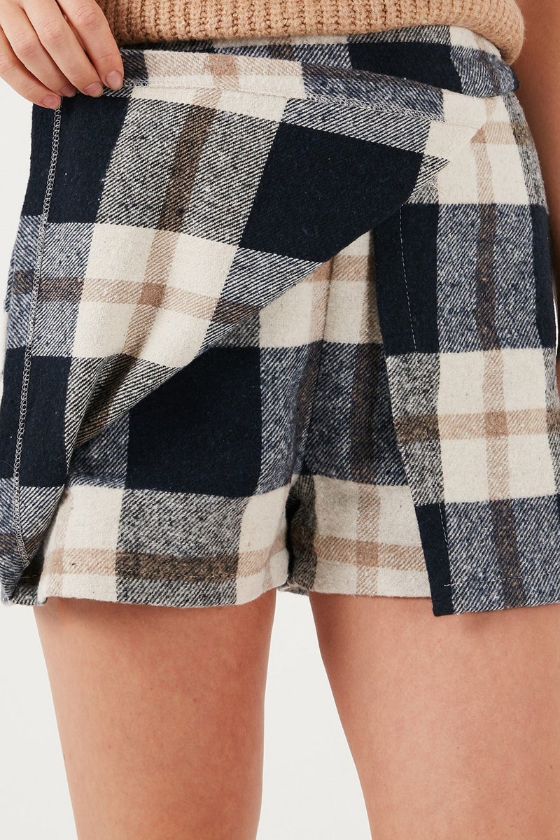 Lela Cotton Blend Regular Fit Winter Shorts Skirt Women's Shorts Skirt 61100015  - Image 5