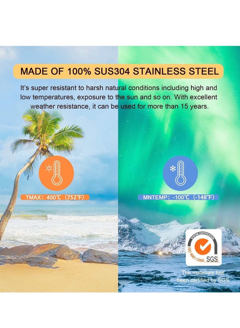 شيانغ مي مسامير الطيور مع قاعدة من الفولاذ المقاوم للصدأ، مجموعة سياج الحمام الطاردة للطيور المتينة لردع الطيور الصغيرة والغربان ونقار الخشب، 12 قطعة 25 سم - Image 3