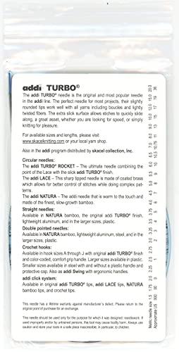 Addi 40" Addi Turbo Circular Needles - US 15 - Knitting Needles from Addi - Image 4