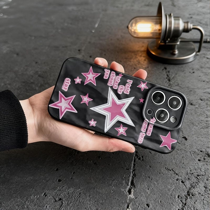 مزيج الألوان 1 تصميم هجين غطاء هاتف بنجوم وأقوال الأحلام لجهاز iPhone 11 Pro Max - Image 5