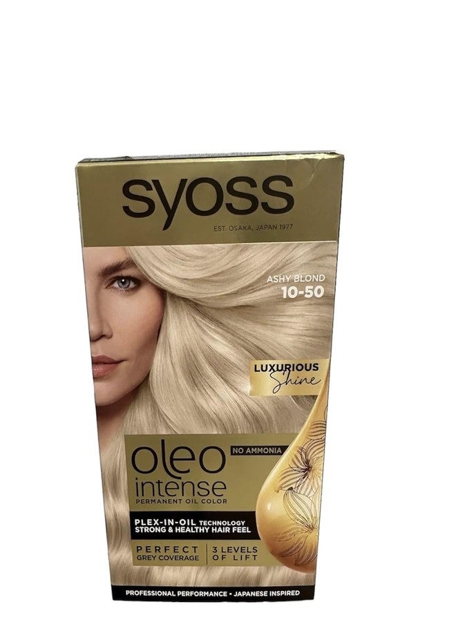 Syoss Oleo Intense Hair Color Dye 100% Pure Oils 0% Amonia 10-50 Smoky Blondes - Image 3
