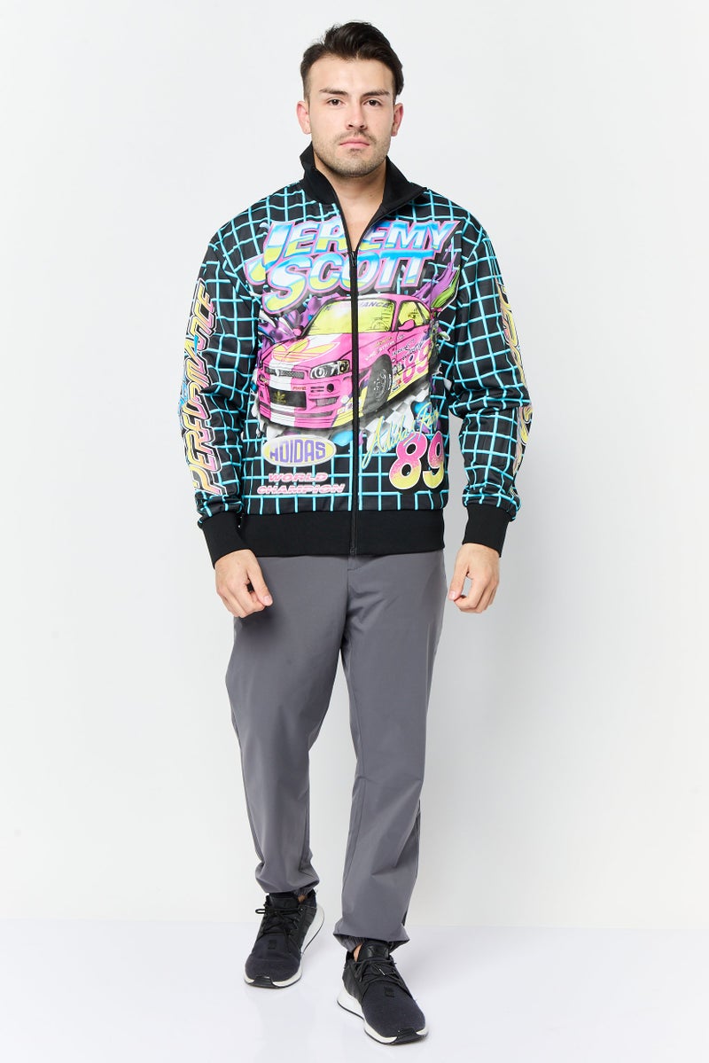 adidas Originals Men Sportswear  Fit Long Sleeve Outdoor Sweatshirt, Multicolor  - Image 3