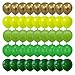 DECGOL 75pcs Green Balloons Dark Green and Metallic Gold Balloon Kit 12Inch Different Shades Green Balloon for St Patricks Day BIrish Festival Junle Safari Summer Party Decorations - Image 2