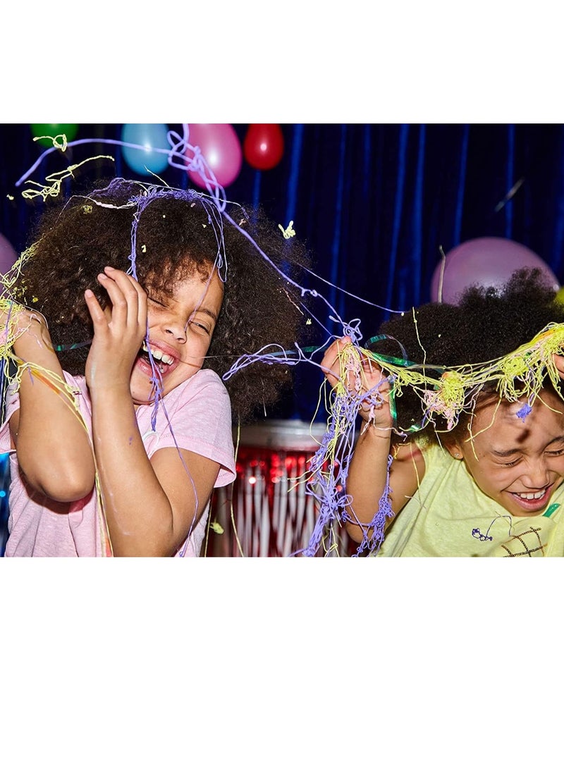 Party Spray Colored String Spray for Party Celebrations and Decorations, Crazy Ribbon Spray Pack of 12 - Image 3