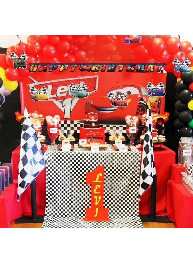 Unique Disney Cars 3 Birthday Jointed Banner - 6.2 Ft, 1 Pc - Image 2