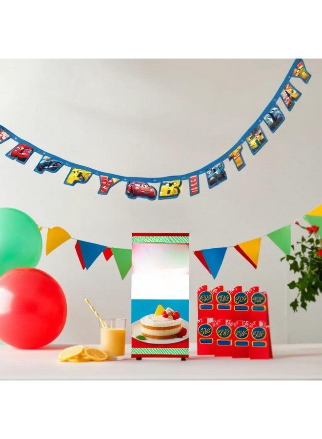 Unique Disney Cars 3 Birthday Jointed Banner - 6.2 Ft, 1 Pc - Image 5