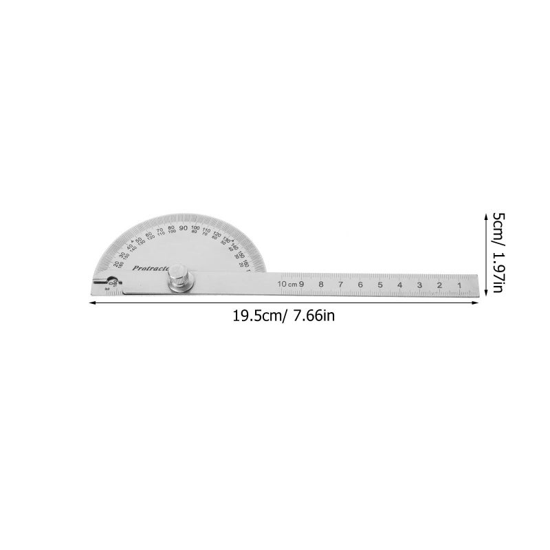 180 Degree Swing Arm Angle Finder Protractor Woodworking Measuring Tool for Carpentry and DIY - Image 3