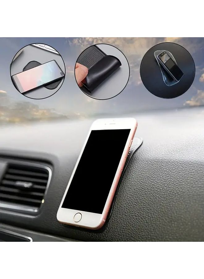 Black Anti Slip Waterproof Car Dashboard Tray 5PCS Easy Clean Universal Fit - Image 5