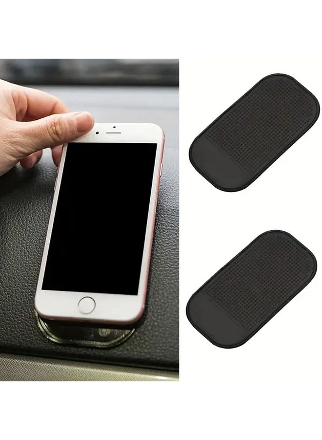 Black Anti Slip Waterproof Car Dashboard Tray 5PCS Easy Clean Universal Fit - Image 4