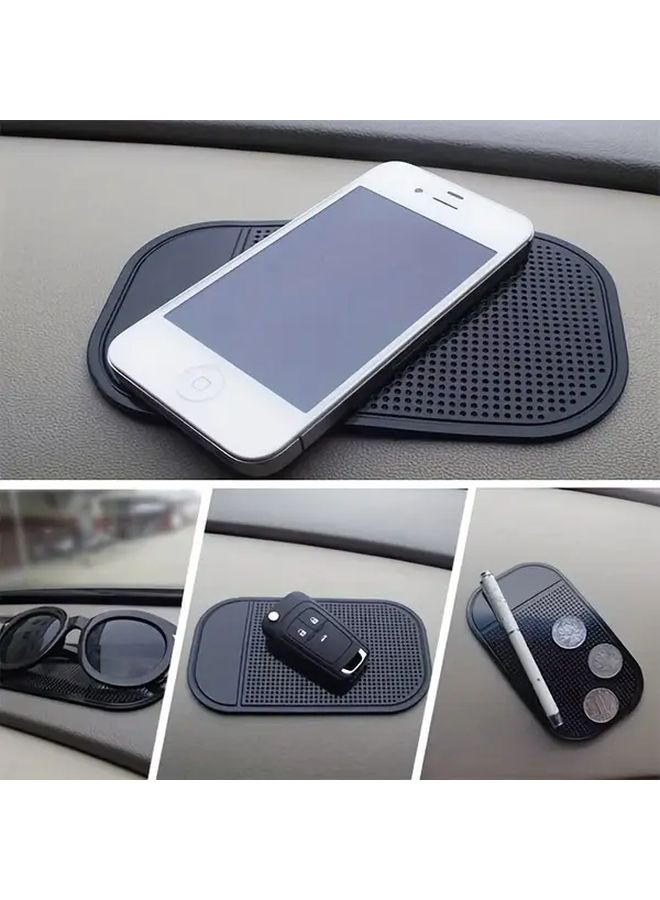 Black Anti Slip Waterproof Car Dashboard Tray 5PCS Easy Clean Universal Fit - Image 3