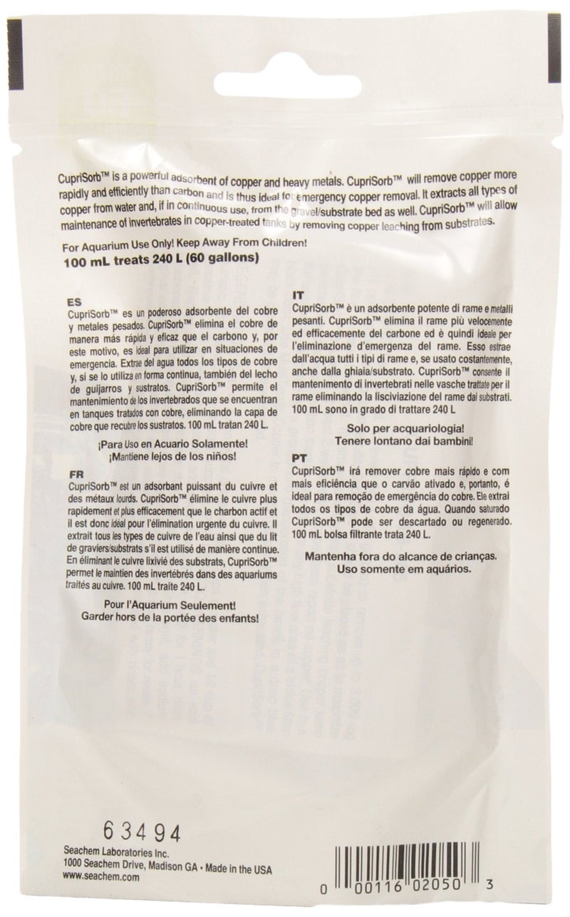 Seachem Cuprisorb 100ml - Image 2