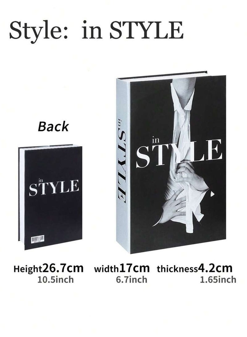 3pcs Faux Books For Decoration,Designer Luxury Modern  Decorative Books For Home Bookshelf Decor,Shelves Living Room Fashion Decorative Entry Coffee Table Stacked Books Decor  - Image 4