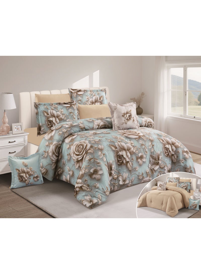 Hours HOURS double size comforter set, 8 pieces Sheila-02  - Image 1