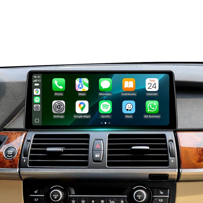 AINAVITO 123 Android 13 Screen for BMW X5 E70 X6 E71 20112013 CIC System ONLY 4G64G Wireless CarPlay Radio Upgrade 2400x900 AntiGlare Display Retains iDrive - Image 2