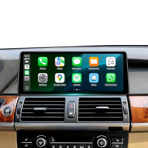 AINAVITO 123 Android 13 Screen for BMW X5 E70 X6 E71 20112013 CIC System ONLY 4G64G Wireless CarPlay Radio Upgrade 2400x900 AntiGlare Display Retains iDrive - Image 1
