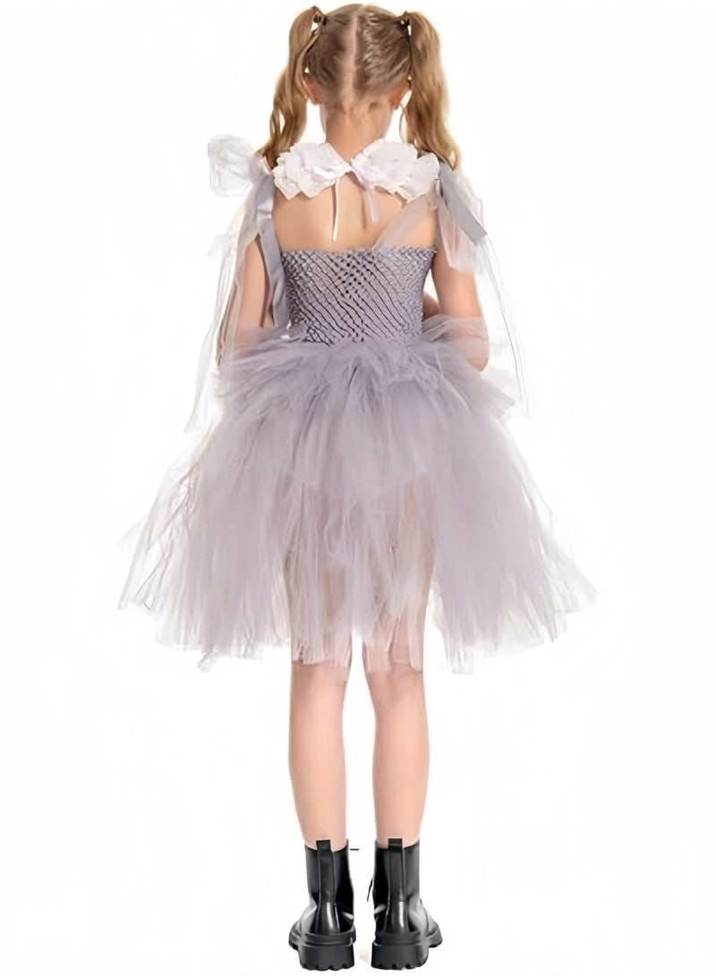 GGEROU Clown Costume for Girls Halloween Clown Costume Set Cute Tulle Tutu Dress Cosplay Dress Up Costumes - Image 5