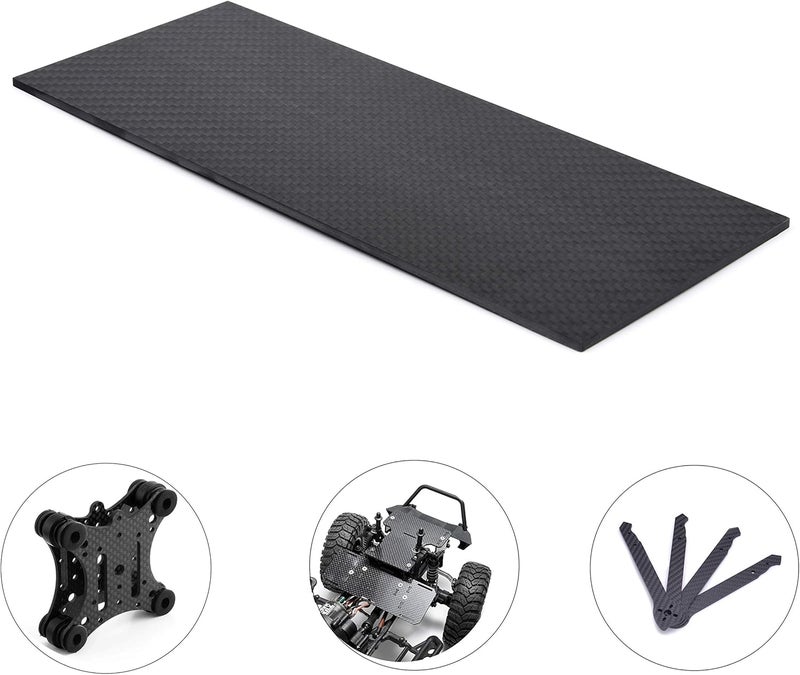 YoungRC Carbon Fiber Sheet 3MM Thickness 100X250mm 3K Matte Surface Carbon Fiber Plate Board for RC DIY - Image 5