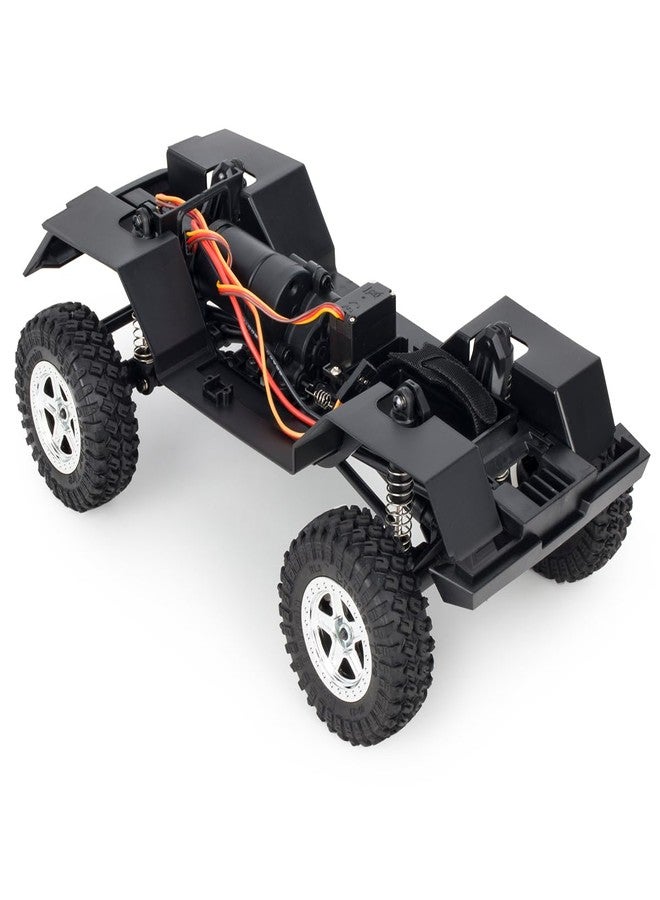 VNUHV 150mm 5.91in Wheelbase Assembled Frame Chassis with 2-Speed Gearbox for 1/18 RC Crawler TRX4M Bronco Defender JJRC C8809 c8801 Part - Image 1