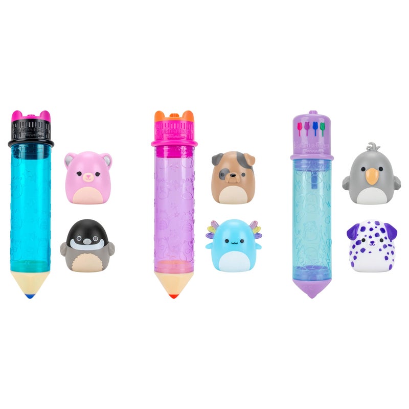 Squish-a-longs Scribblers 3-Pack â€“ Includes 6 Mini-Squish (Series 1, Wave 3, Style 2) - Image 1