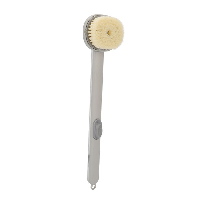 Back Scrubber Body Wash Button Flexible Skin Gently Comfortable Hanging Design Long Handle Rub Bath Brush - Image 3