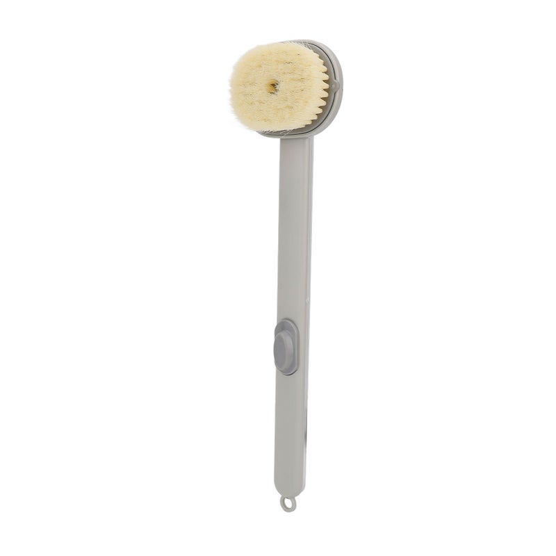 Back Scrubber Body Wash Button Flexible Skin Gently Comfortable Hanging Design Long Handle Rub Bath Brush - Image 2