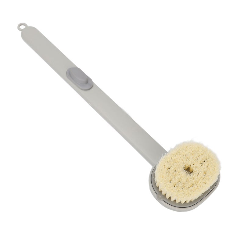 Back Scrubber Body Wash Button Flexible Skin Gently Comfortable Hanging Design Long Handle Rub Bath Brush - Image 5