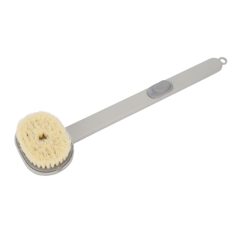 Back Scrubber Body Wash Button Flexible Skin Gently Comfortable Hanging Design Long Handle Rub Bath Brush - Image 4