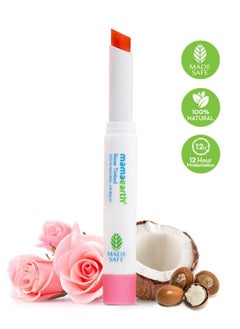 Mamaearth Mamaearth 100% Natural Lip Balm for Women and Men 2g (Rose) - Natural Tint, 12-Hour Moisturization - Heals Dry and Chapped Lips  - Image 2