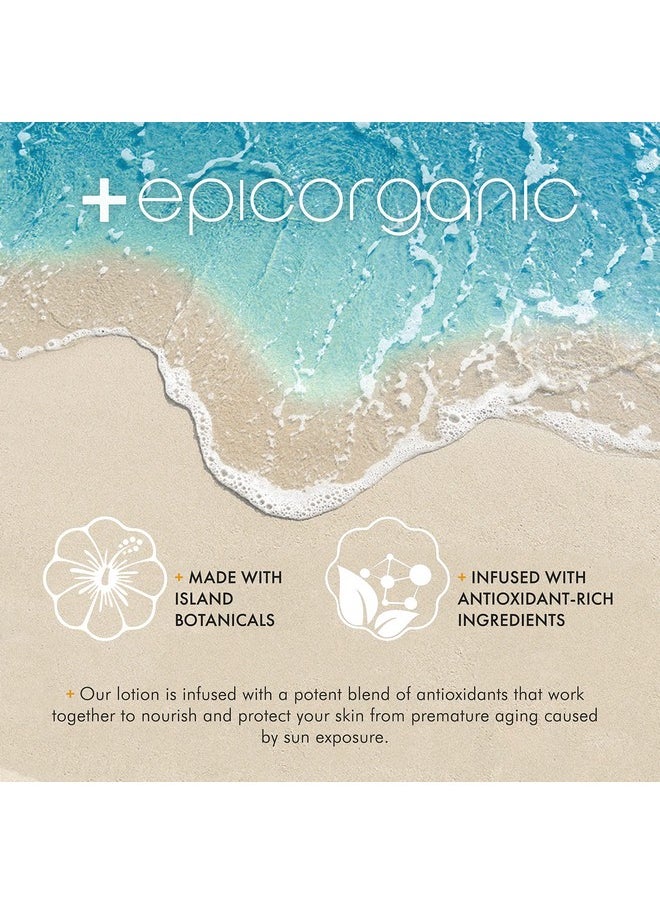 Epic Organicum - After Sun Lotion Sunburn Relief Aloe Vera & Vitamin E Cream Body Lotion & Face Moisturizer Lotion For Dry Skin Itchy Skin Relief Moisturizer Face Cream 8 Oz - Image 1