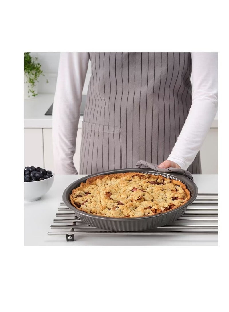 صحن فطيرة ، رمادي 30 سم - Image 2