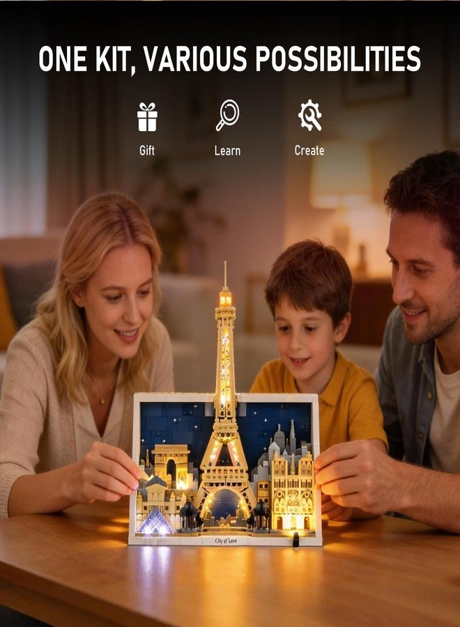 BRIKSMAX 2.0 Light Kit Compatible with Lego Architecture Paris - City of Love 21064 Building Sets- Original LED Lighting Kits (Accessories Only) for Display, Gifts & Collectors - Image 5