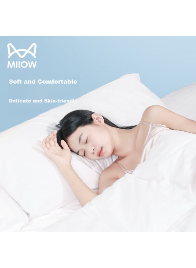MIIOW Miiow Disposable Three-piece Set, White, Hotel Travel Bedding, Disposable Bed Sheet And Duvet Cover - Image 2