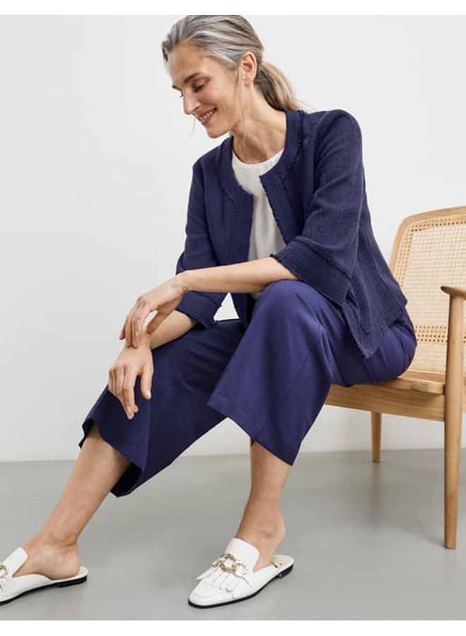 GERRY WEBER Blazer jacket with fringed edges  - Image 3
