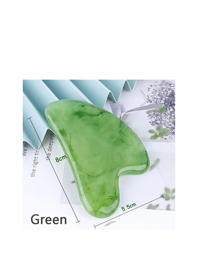 Generic Natural Stone Gua Sha Scraping Massage Tools For Spa Acupuncture Therapy Trigger Point Treatment Slimming  - Image 2