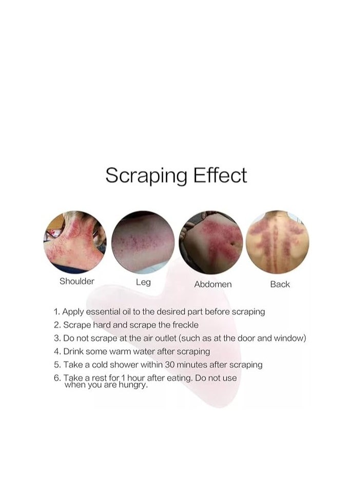 Generic Natural Stone Gua Sha Scraping Massage Tools For Spa Acupuncture Therapy Trigger Point Treatment Slimming  - Image 3
