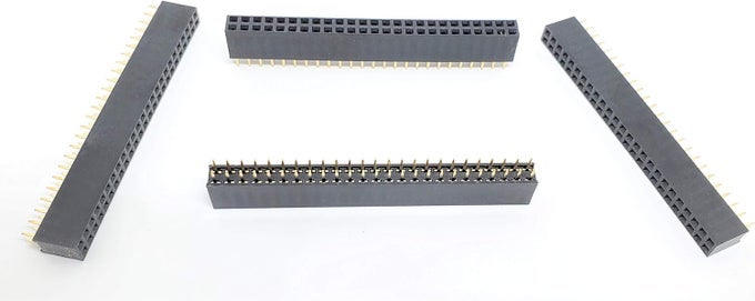 25-Pack 50P 2.54mm 0.1" Pitch PCB Female Pin Headers