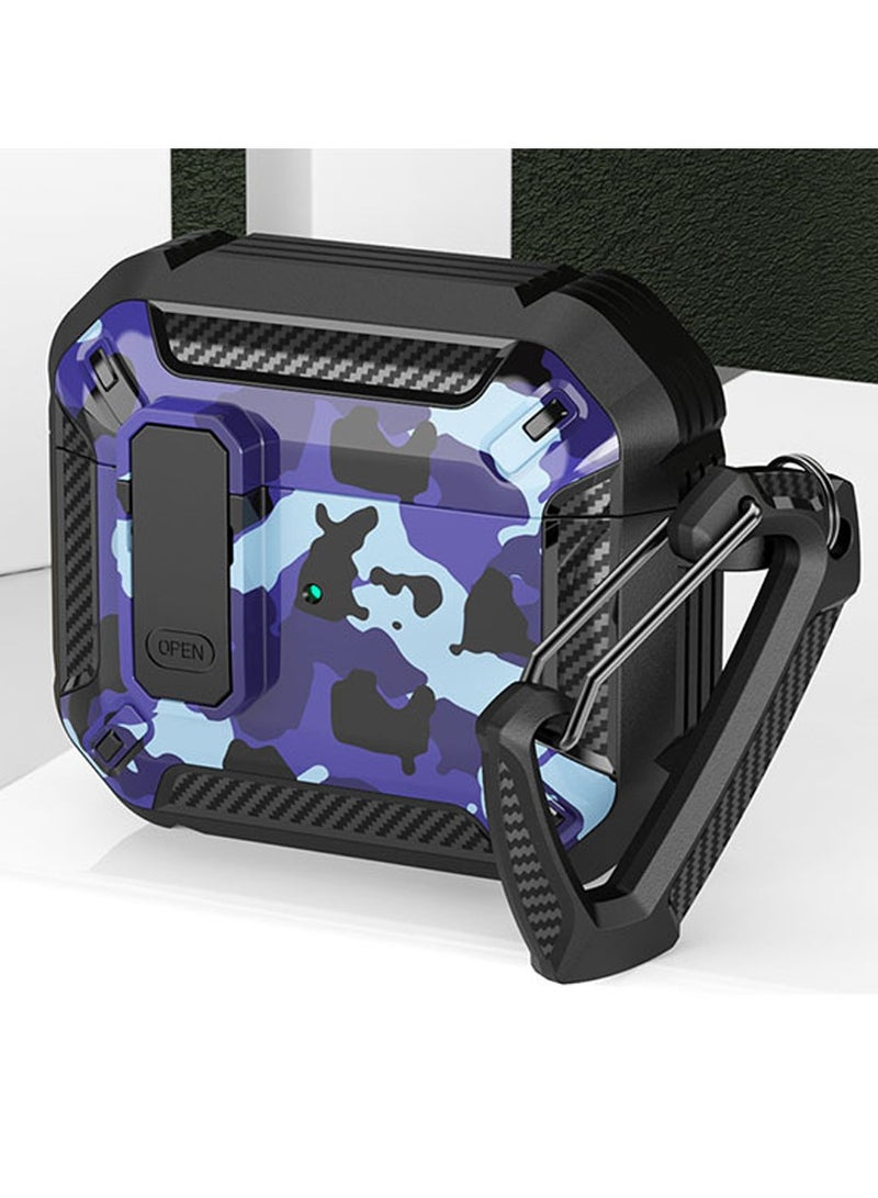Airpods Pro 2 Case Cover with Keychain Fashionable Camouflage Pattern Cover - Image 3