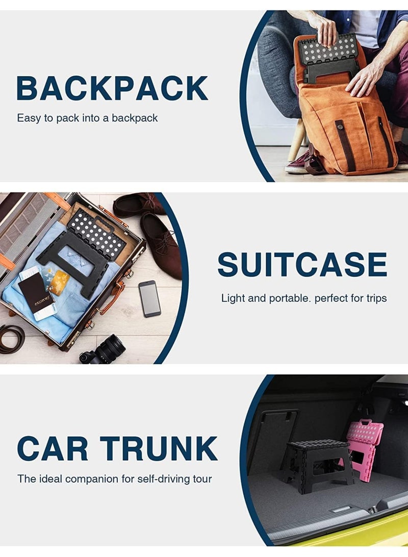 Beauenty Foldable Step Stool, Folding Stool - Image 4