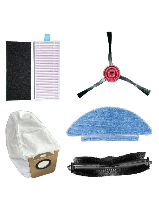 GREEN LION Ultra Vac Robot Accessory Set for All-in-One Station Vacuum Cleaner / Includes Side Brush, Roller Brush, Mop, HEPA Filter & Dust Bag - Image 1