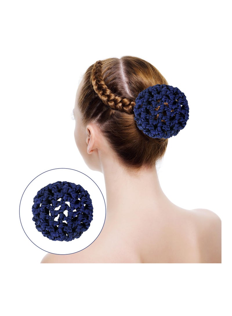 SYOSI 8 قطع من غطاء كعكة شعر الباليه وشبكات الرقص المرنة وتصفيف الشعر وأغطية الرأس للتزلج - Image 5