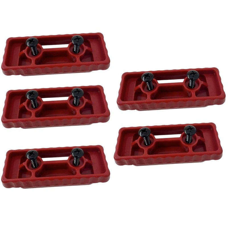 Red Mounting Feet 5Pcs 75x30mm Abs Accessories For Mounting System - Image 4