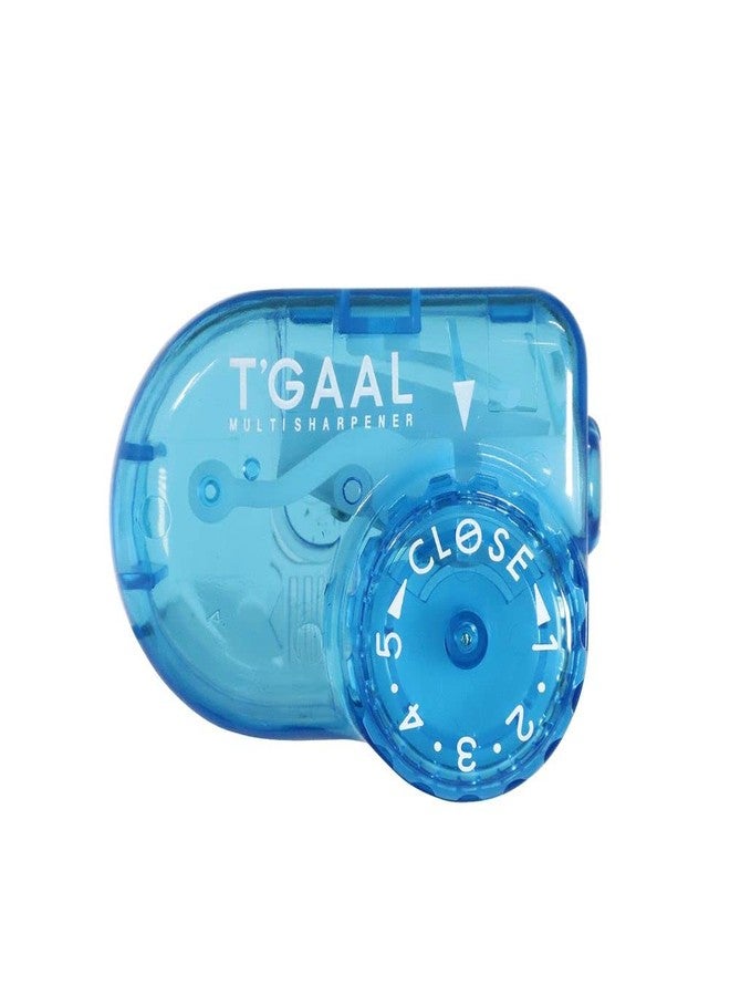 KUTSUWA STAD T'GAAL Angle Adjustable Pencil Sharpener, Translucent Blue, 1 ea. (RS036BL) - Image 1