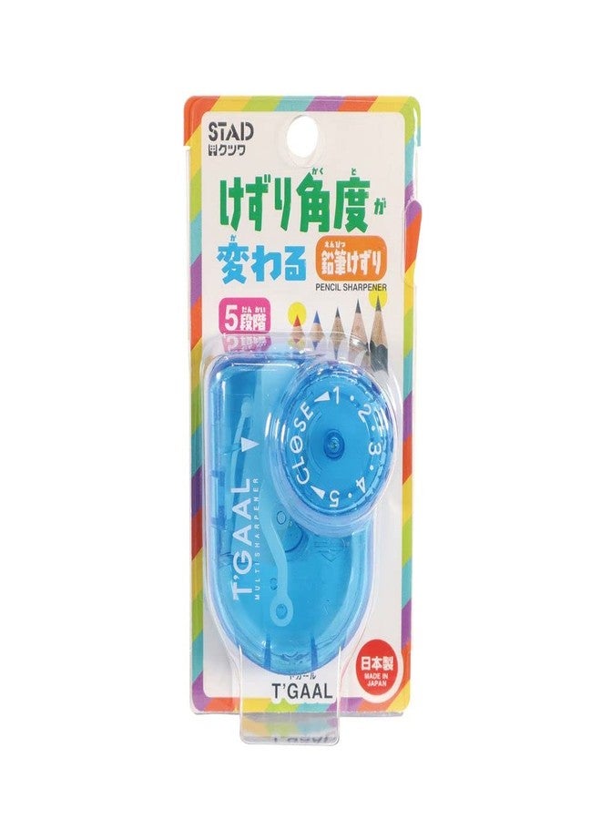 KUTSUWA STAD T'GAAL Angle Adjustable Pencil Sharpener, Translucent Blue, 1 ea. (RS036BL) - Image 2
