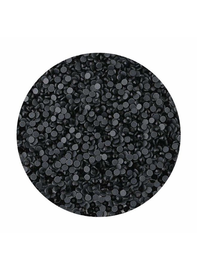 BEADSLAND Crystal Hotfix Rhinestone,Machine Cut Stone 2880pcs/pkg (Black,SS6/2mm)  - Image 1