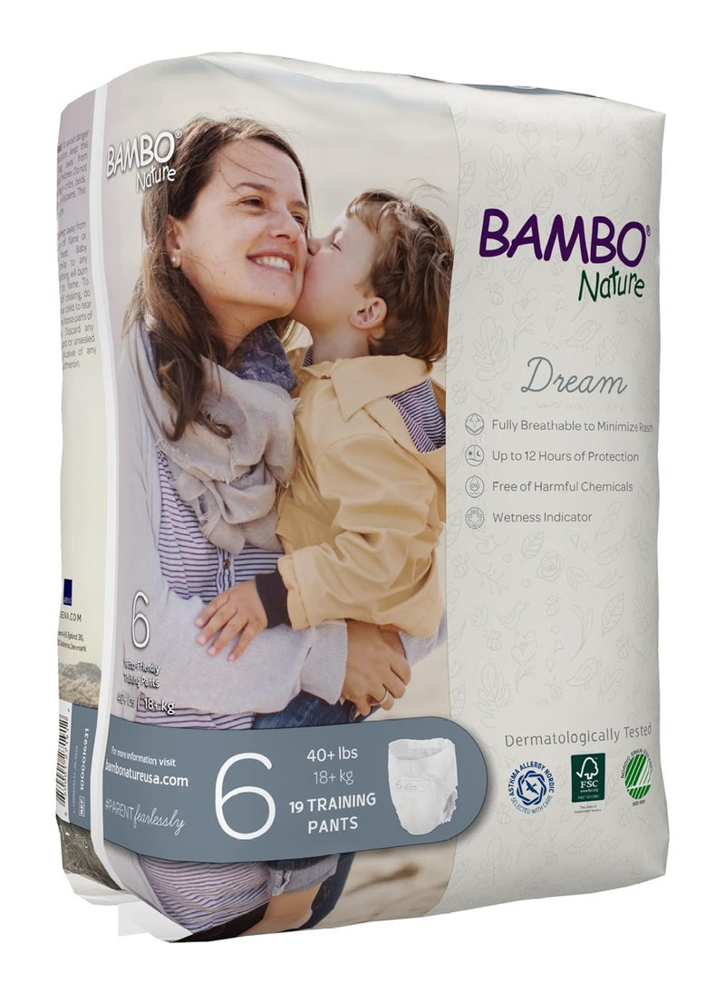BAMBO NATURE - Premium Eco Friendly Training Pants Sizes 4 To 6 Available Size 6 19 Count - Image 1