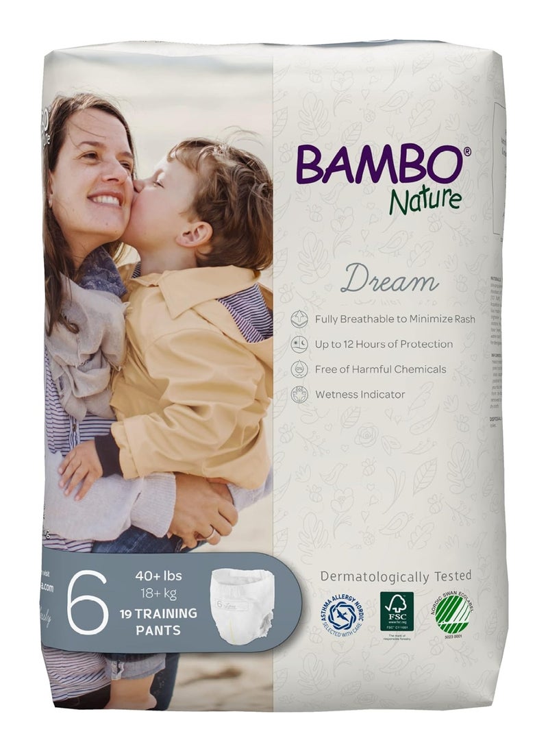BAMBO NATURE - Premium Eco Friendly Training Pants Sizes 4 To 6 Available Size 6 19 Count - Image 1
