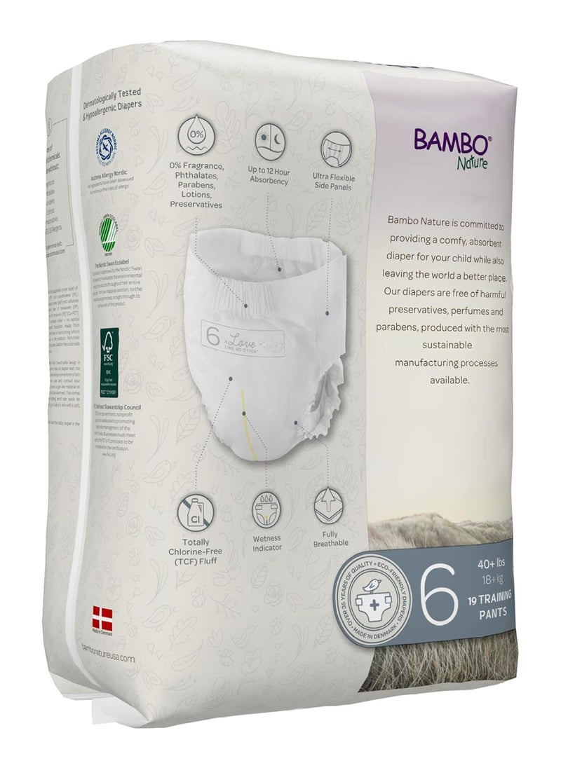 BAMBO NATURE - Premium Eco Friendly Training Pants Sizes 4 To 6 Available Size 6 19 Count - Image 1